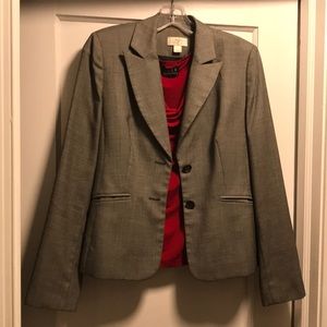 Loft blazer and red dress shirt